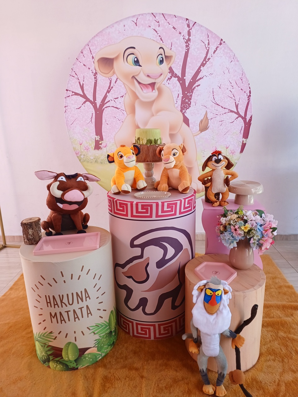 Rei Leão Menina Kit Amei  - Bella decor by Tamires