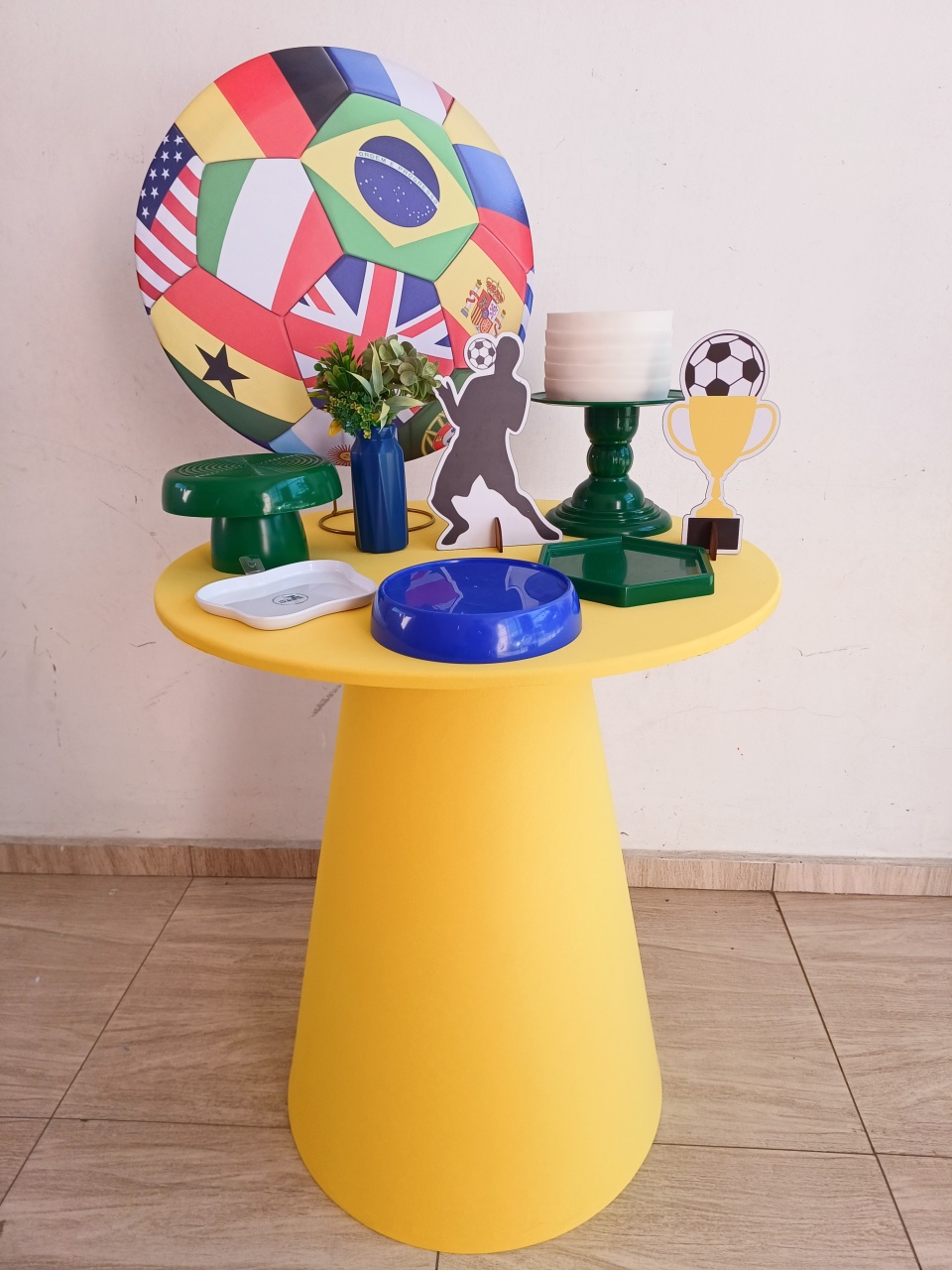  Mini Festa Copa Brasil Futebol  - Bella decor by Tamires