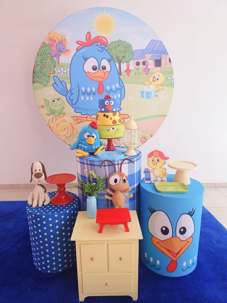 Galinha Pintadinha Kit Amei  - Bella decor by Tamires