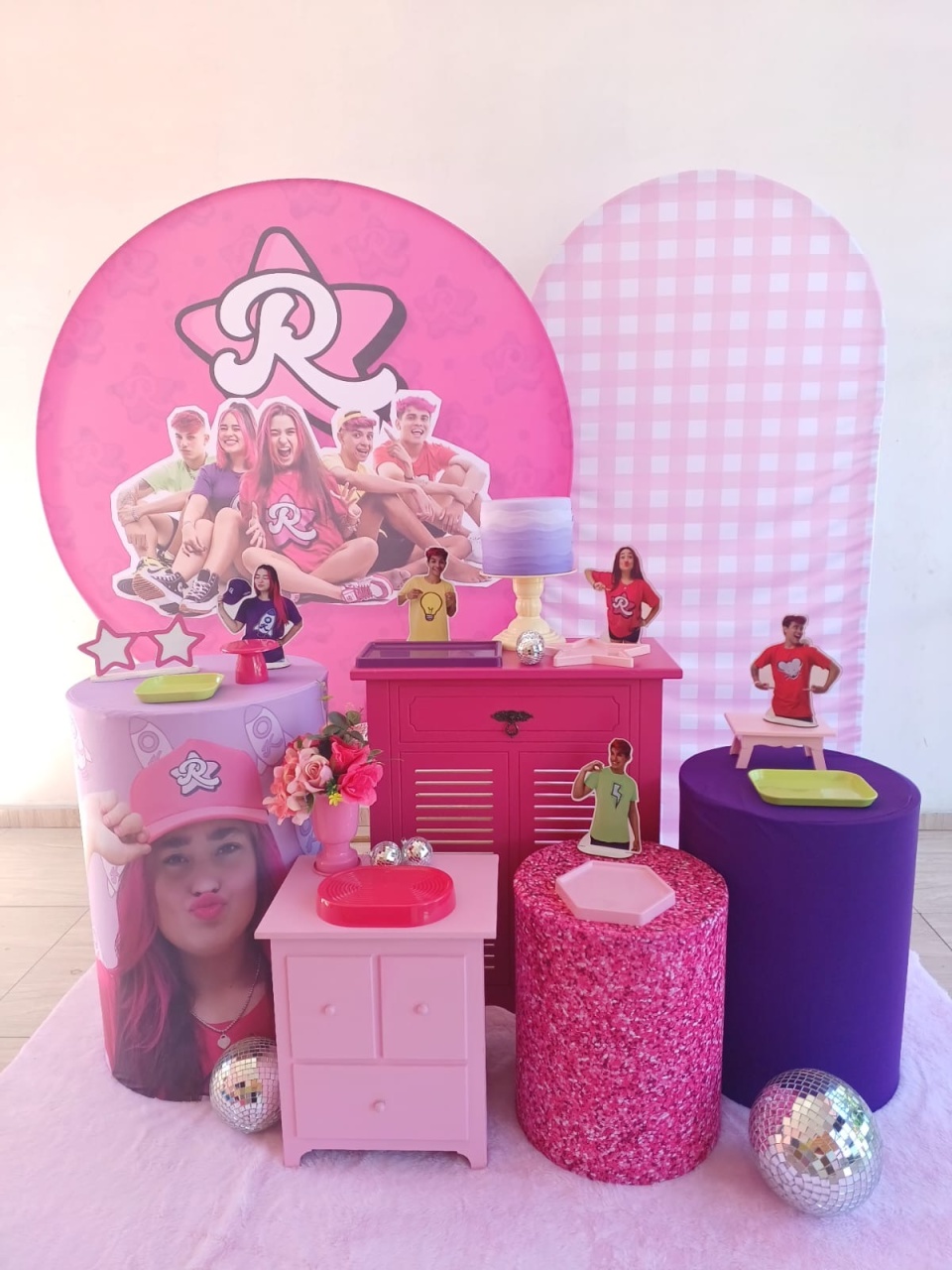 Kit Top Emily Vick dos Rosa  - Bella decor by Tamires