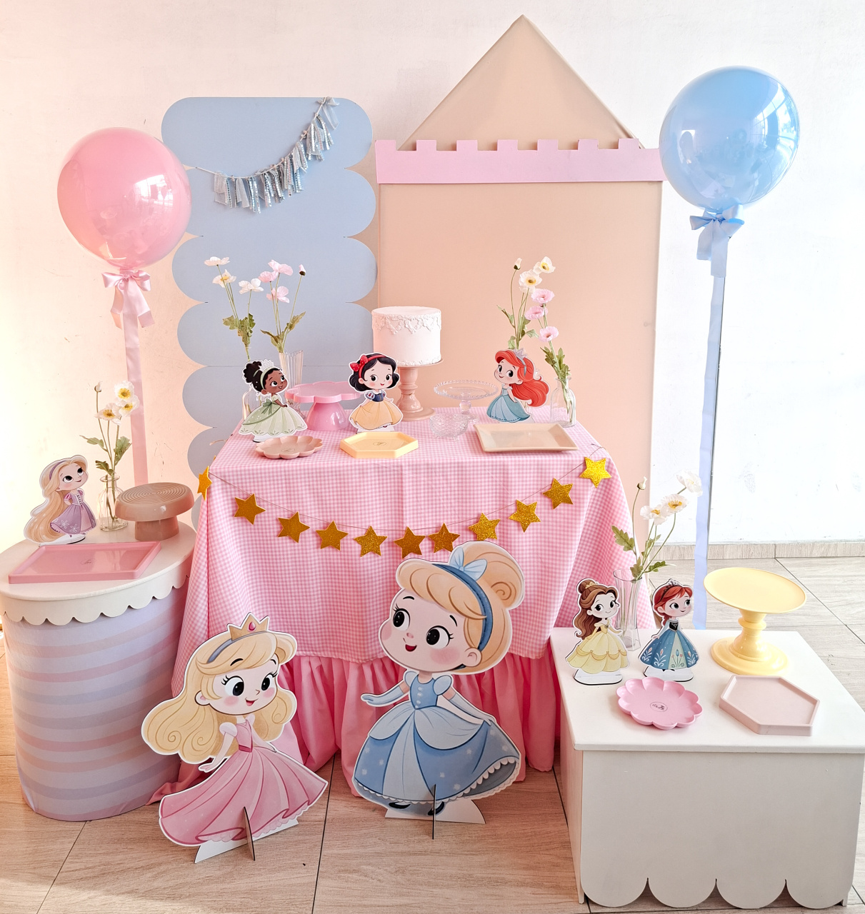 Kit Afetivo Princesas Cute - Bella decor by Tamires