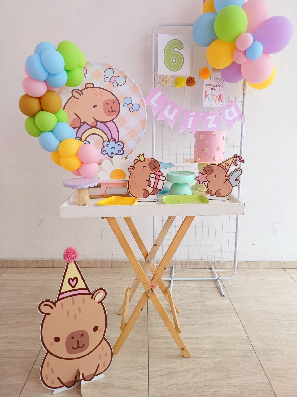 Mini Festa Capivara Completinha - Bella decor by Tamires