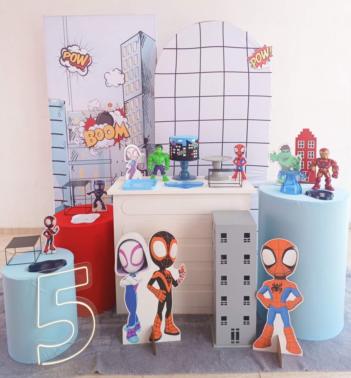 Kit Top Spidey E Seus Amigos Espetaculares (Opção 2 )  - Bella decor by Tamires