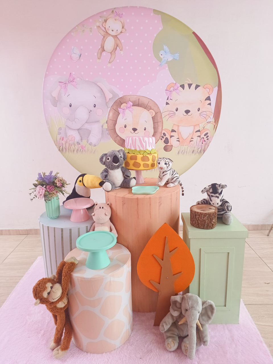 Safari Rosa Kit Amei - Bella decor by Tamires