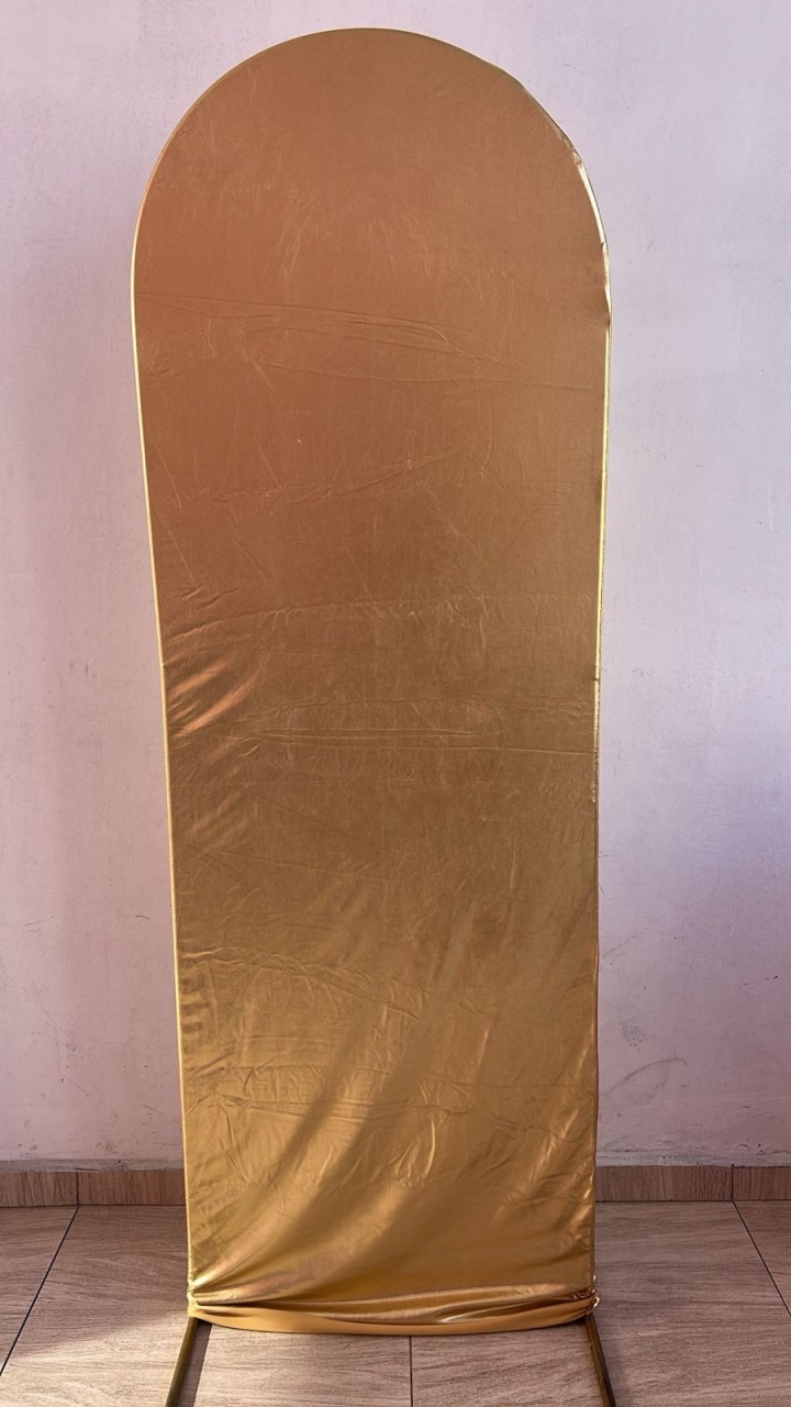 Capa Painel Romano Dourado Tamanho M  - Bella decor by Tamires