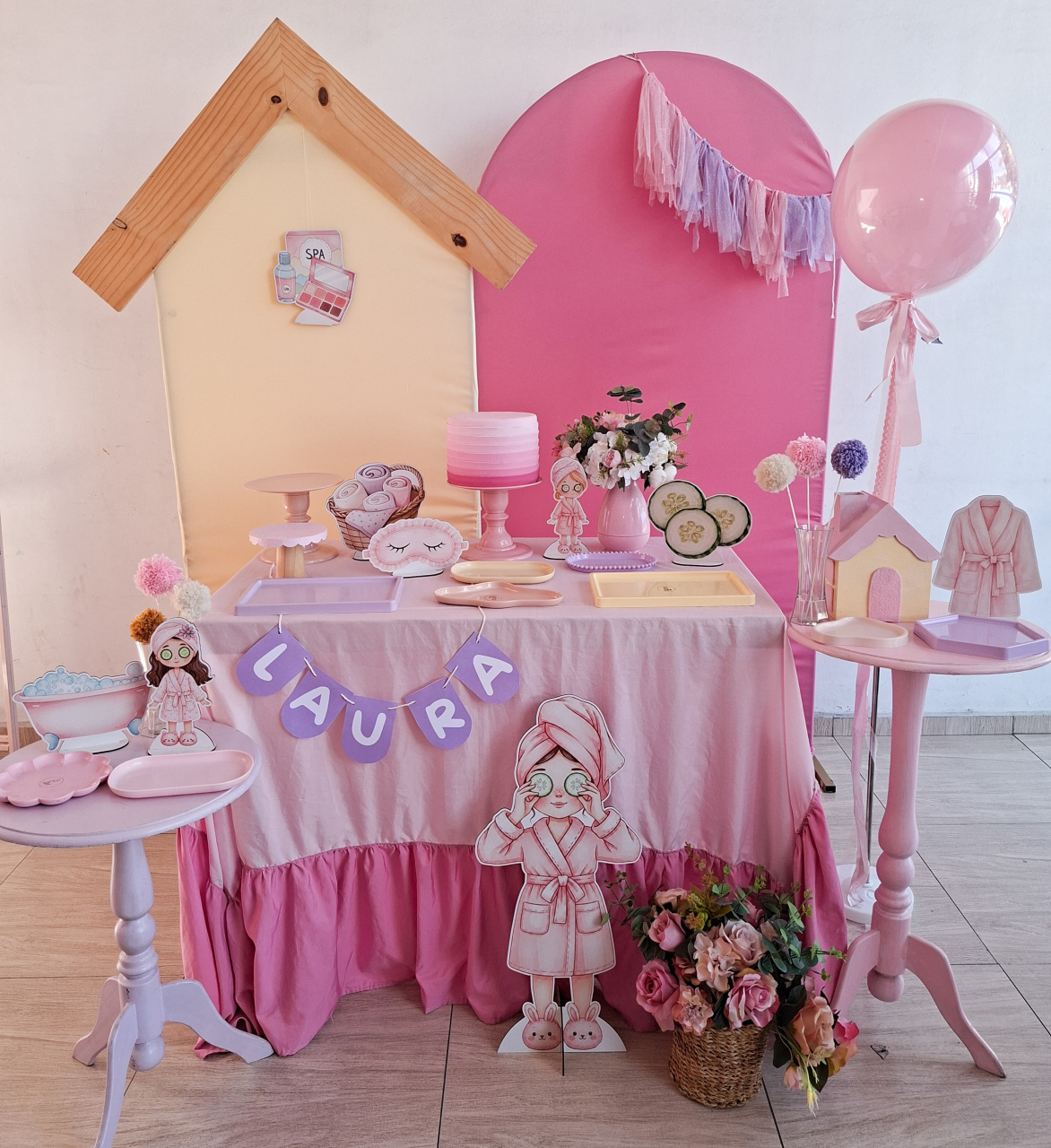 Kit Afetivo Tema Spa - Bella decor by Tamires