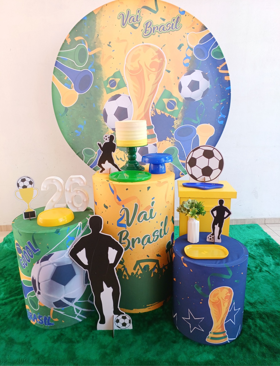 Kit Amei Copa Do Mundo Futebol Brasil  - Bella decor by Tamires