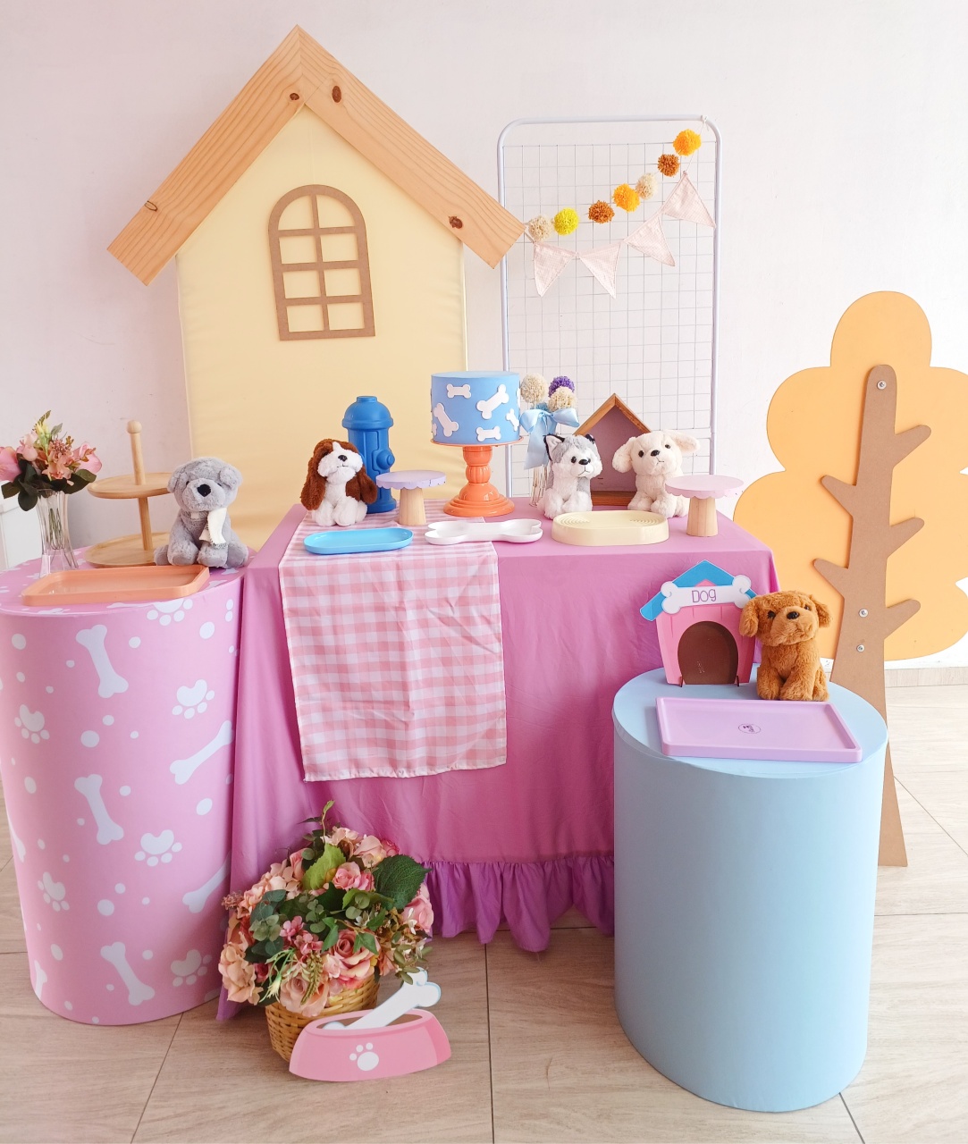 Festa Afetiva Pets Cachorrinhos  - Bella decor by Tamires