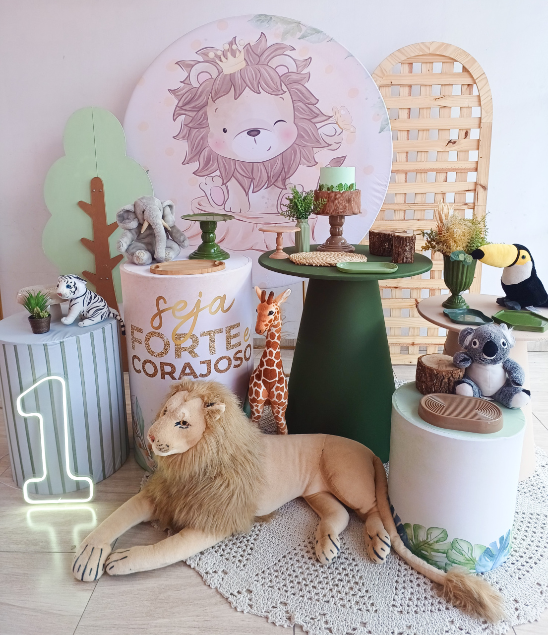 Leãozinho Valente Como Leão - Bella decor by Tamires