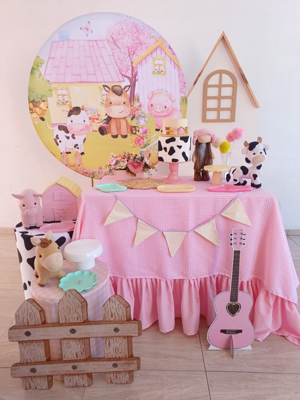 Fazendinha Rosa Kit Afetivo  - Bella decor by Tamires