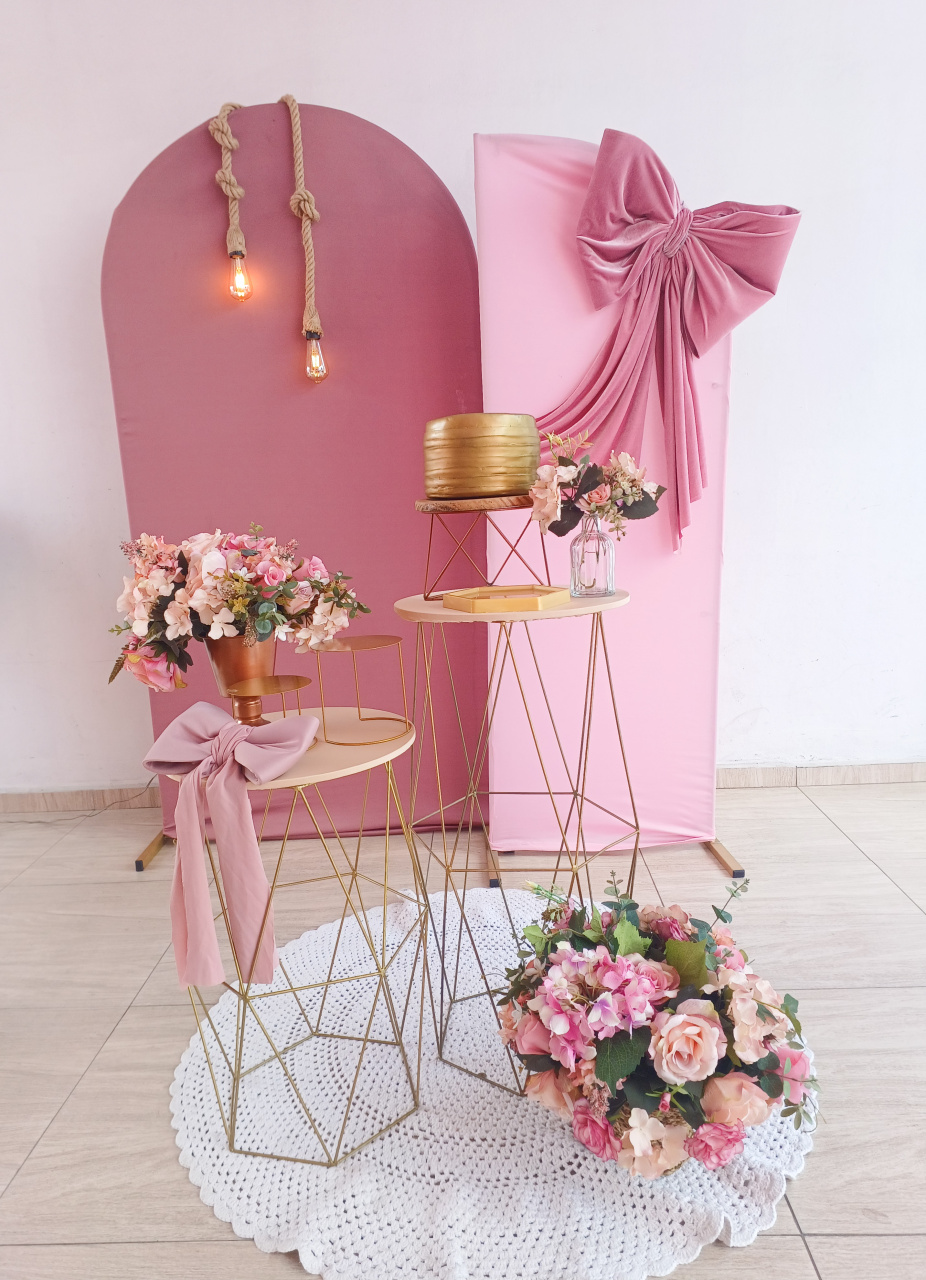 Kit Feminino Laço Rosa - Bella decor by Tamires