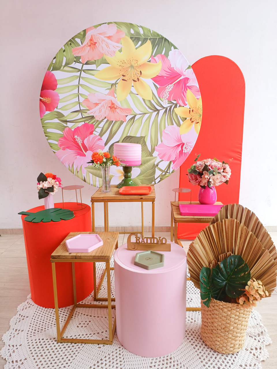 Kit Feminino Tropical Modelo 2 - Bella decor by Tamires