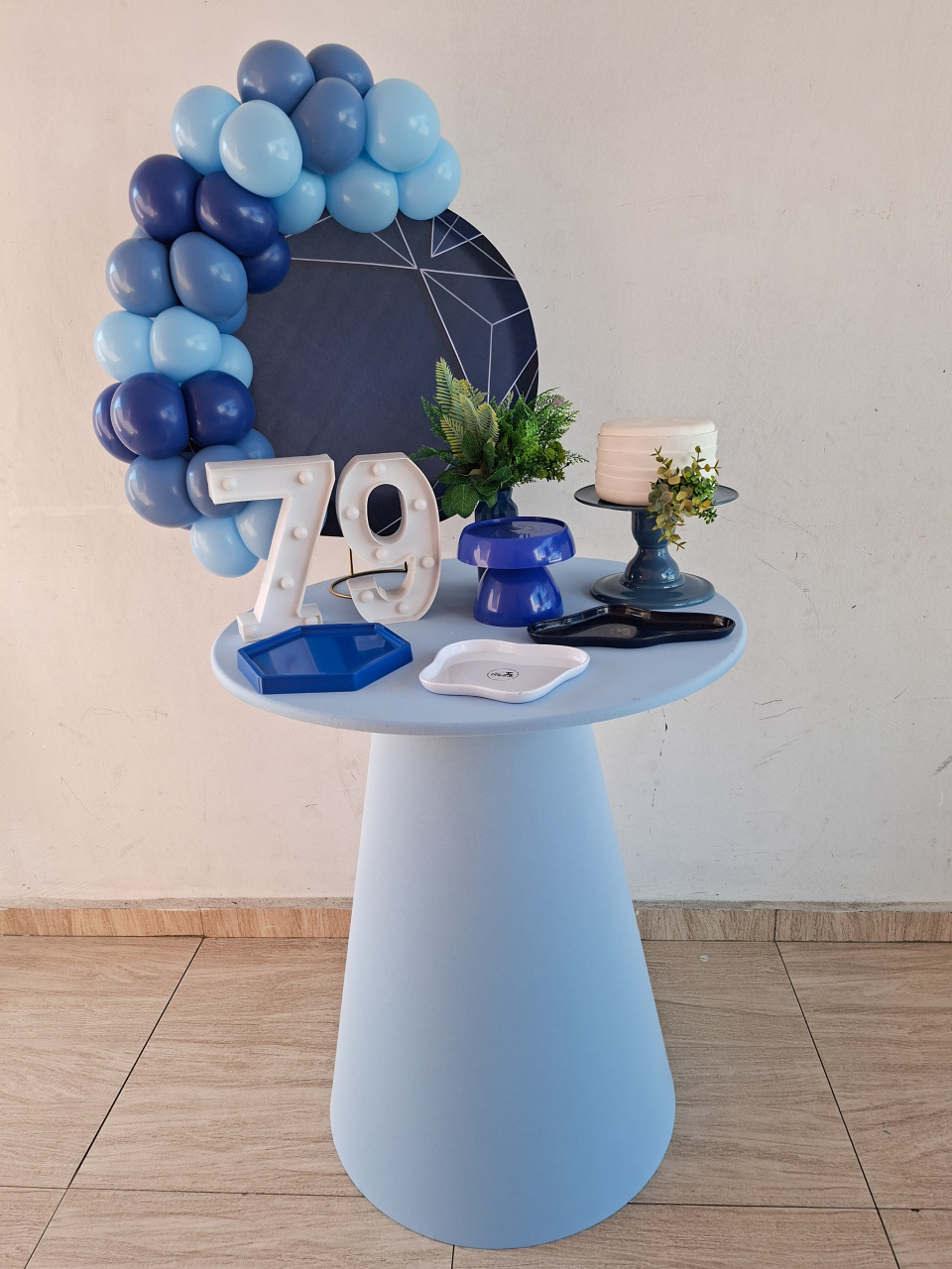 Mini Festa Masculina Tons de Azul - Bella decor by Tamires
