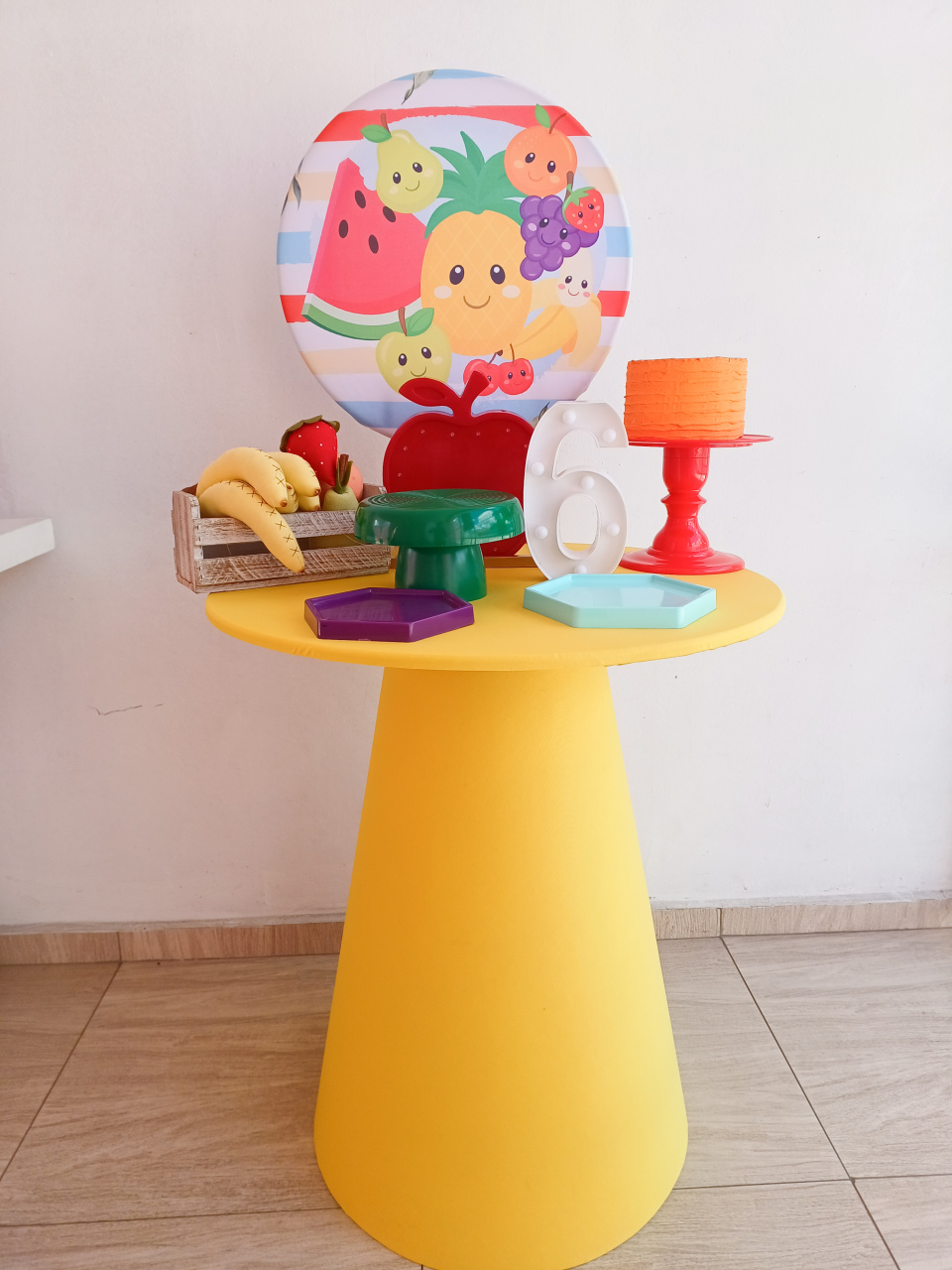 Mini Festa Piquenique Frutas Frutinhas - Bella decor by Tamires