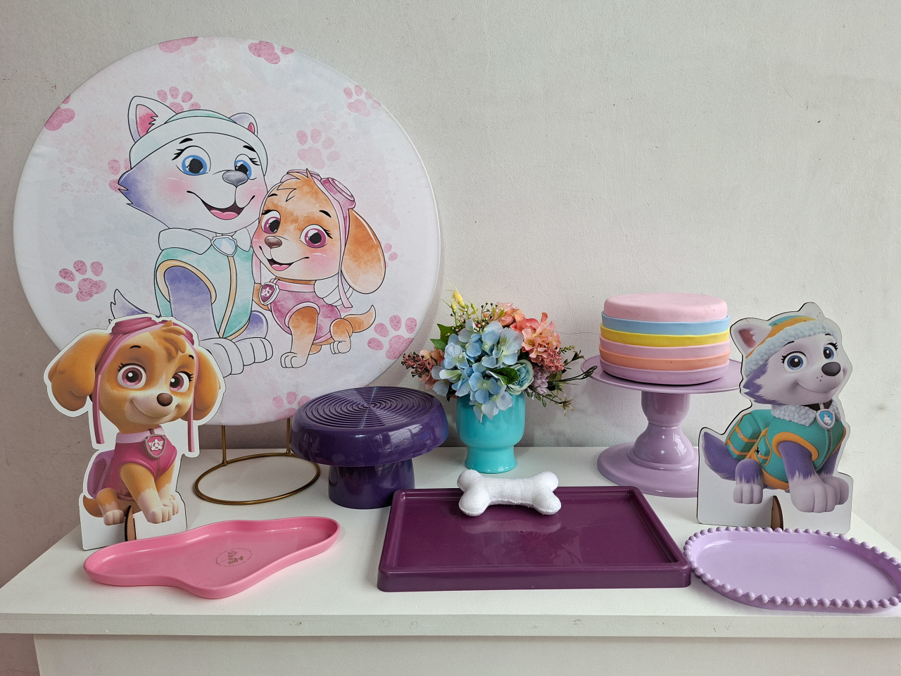 Mini Festa Sky E Everest Patrulha Canina - Bella decor by Tamires