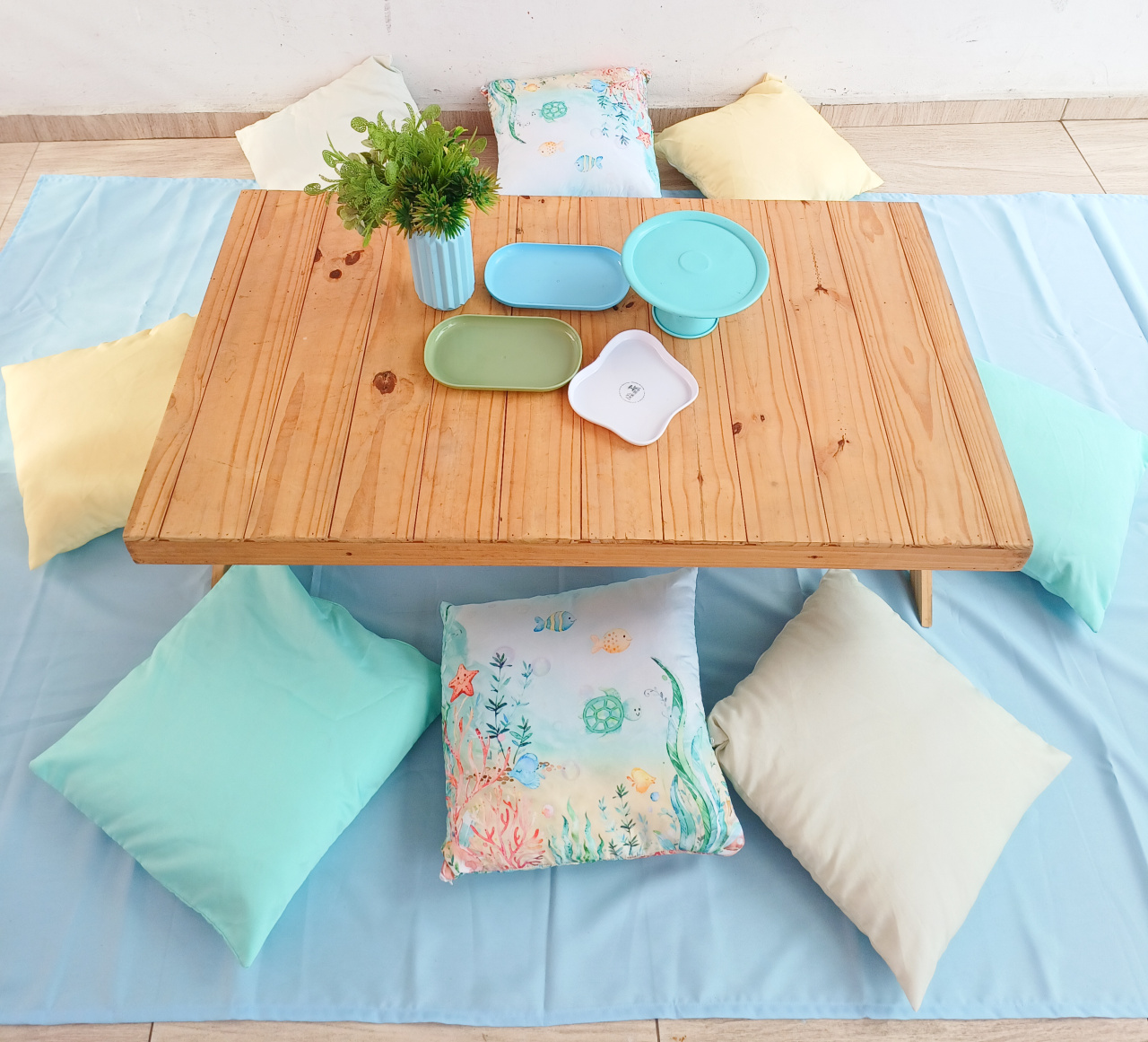 Piquenique Fundo Do Mar Unissex - Bella decor by Tamires