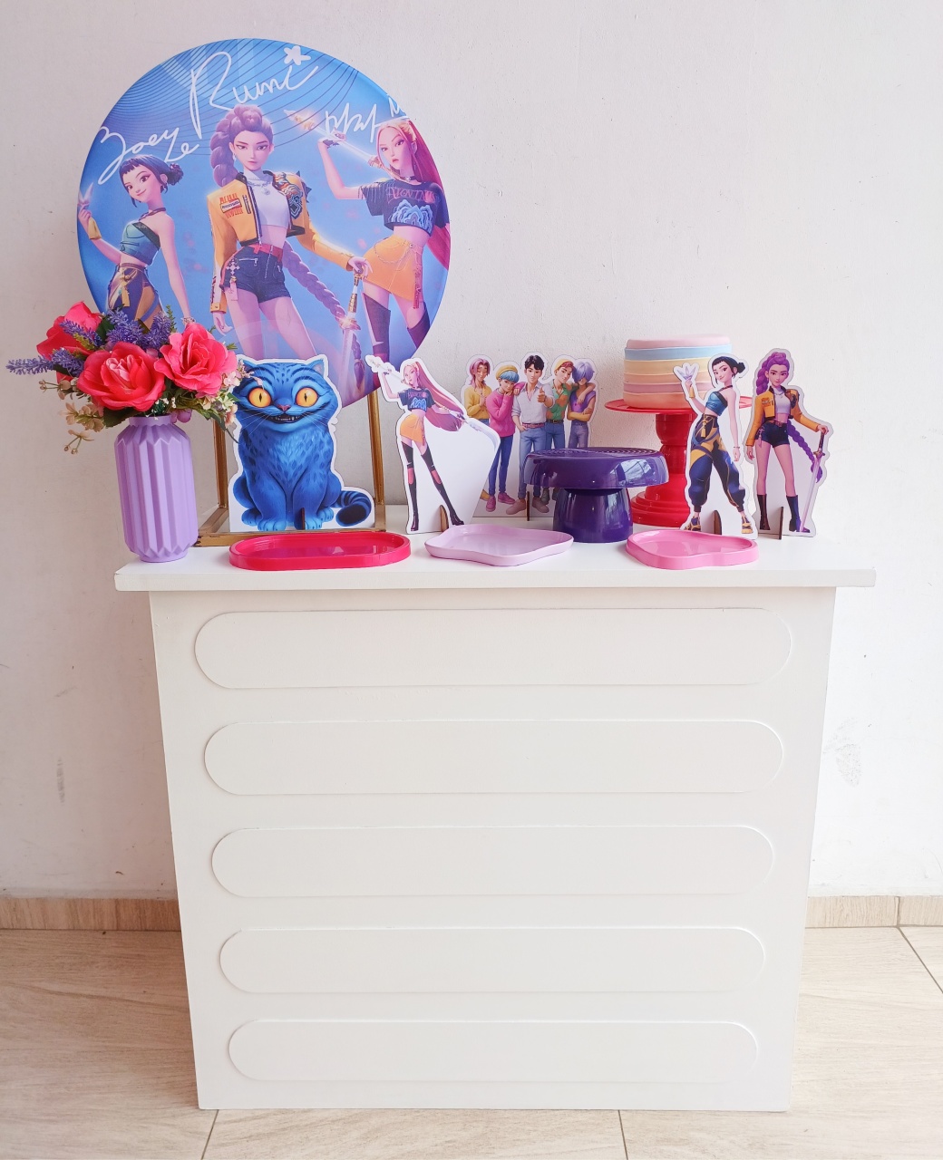 Mini Festa Guerreiras Do Kpop Huntrix  - Bella decor by Tamires