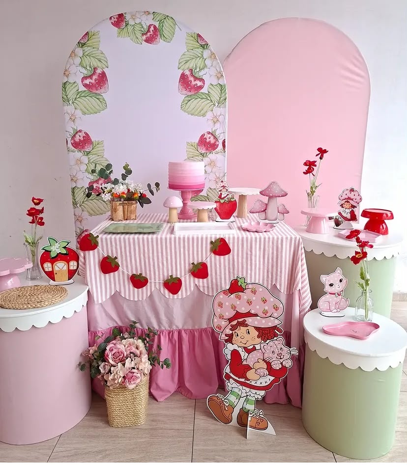 Kit Afetivo Moranguinho Vintage - Bella decor by Tamires