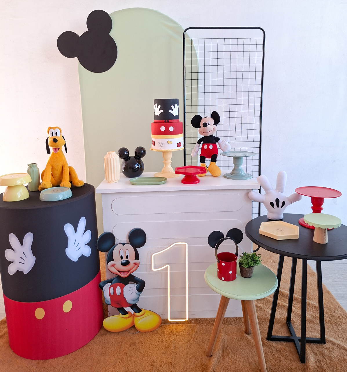 Kit Mickey Verde Opção 2 - Bella decor by Tamires