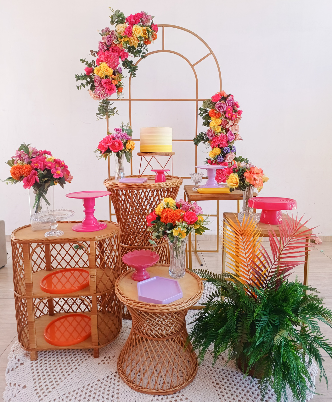Kit Luxo Vime Floral - Bella decor by Tamires