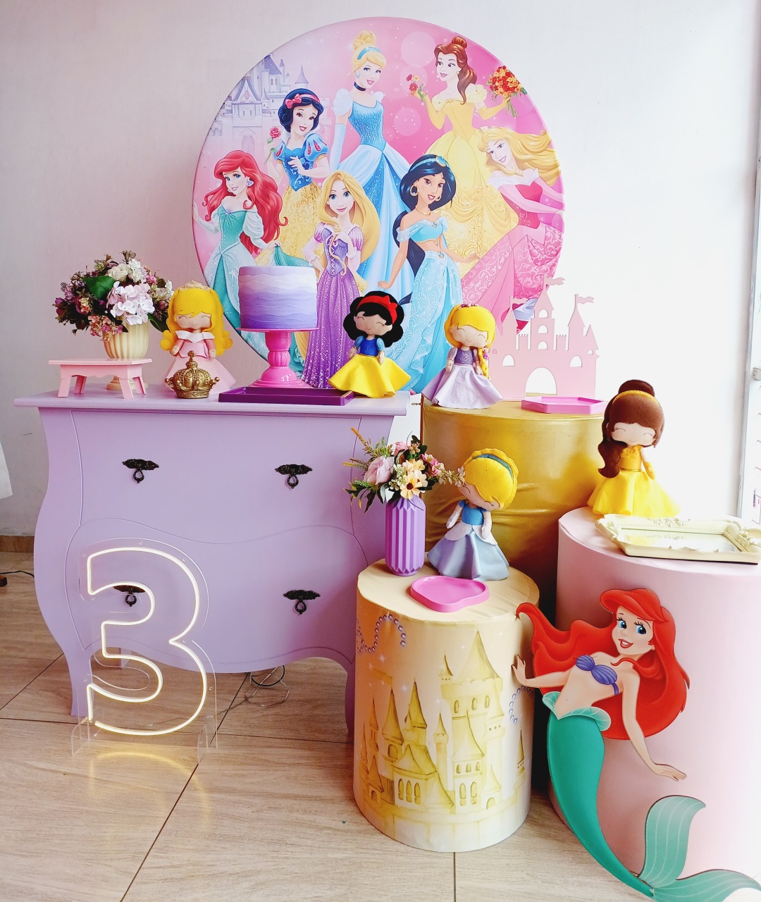 Princesas Tradicional Kit Ideal  - Bella decor by Tamires