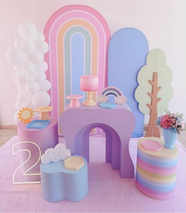 Kit Arco Iris Linha Orgânica  - Bella decor by Tamires