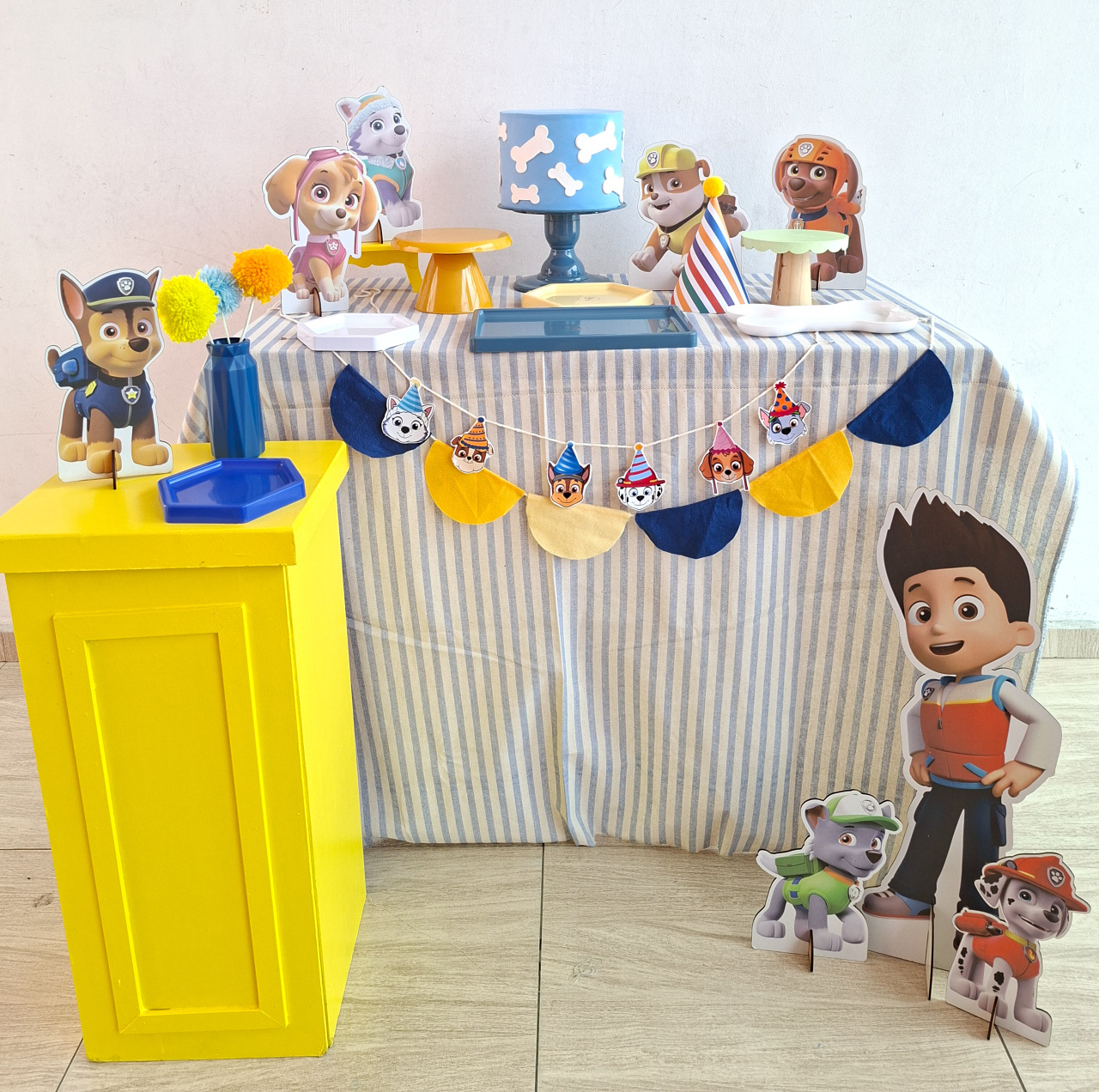 Kit Festa Afetiva Ao Ar Livre Patrulha Canina - Bella decor by Tamires