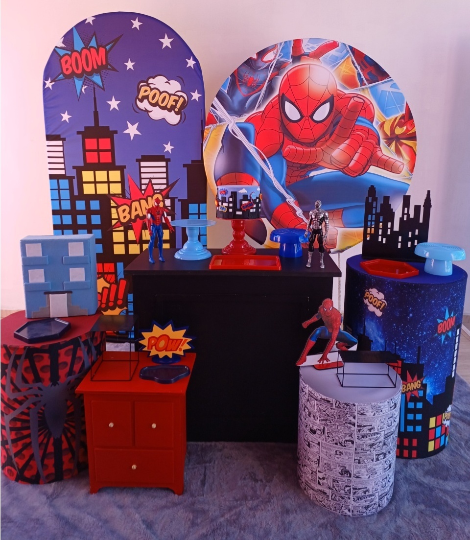 Kit Top Homem Aranha Opção 1 - Bella decor by Tamires