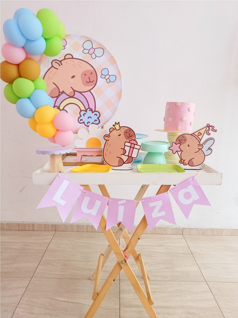 Mini Festa Capivara - Bella decor by Tamires