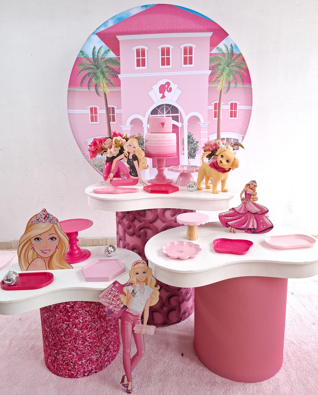 Kit Organico Casa da Barbie Modelo 1 Redondo - Bella decor by Tamires