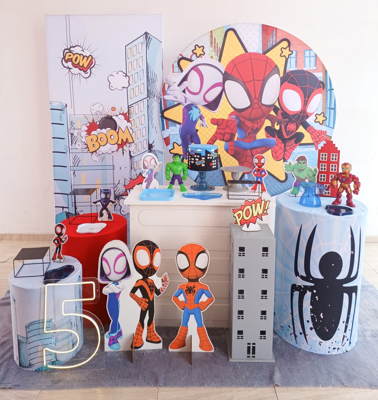 Kit Top Spidey E Seus Amigos Espetaculares (Opção 1 ) - Bella decor by Tamires