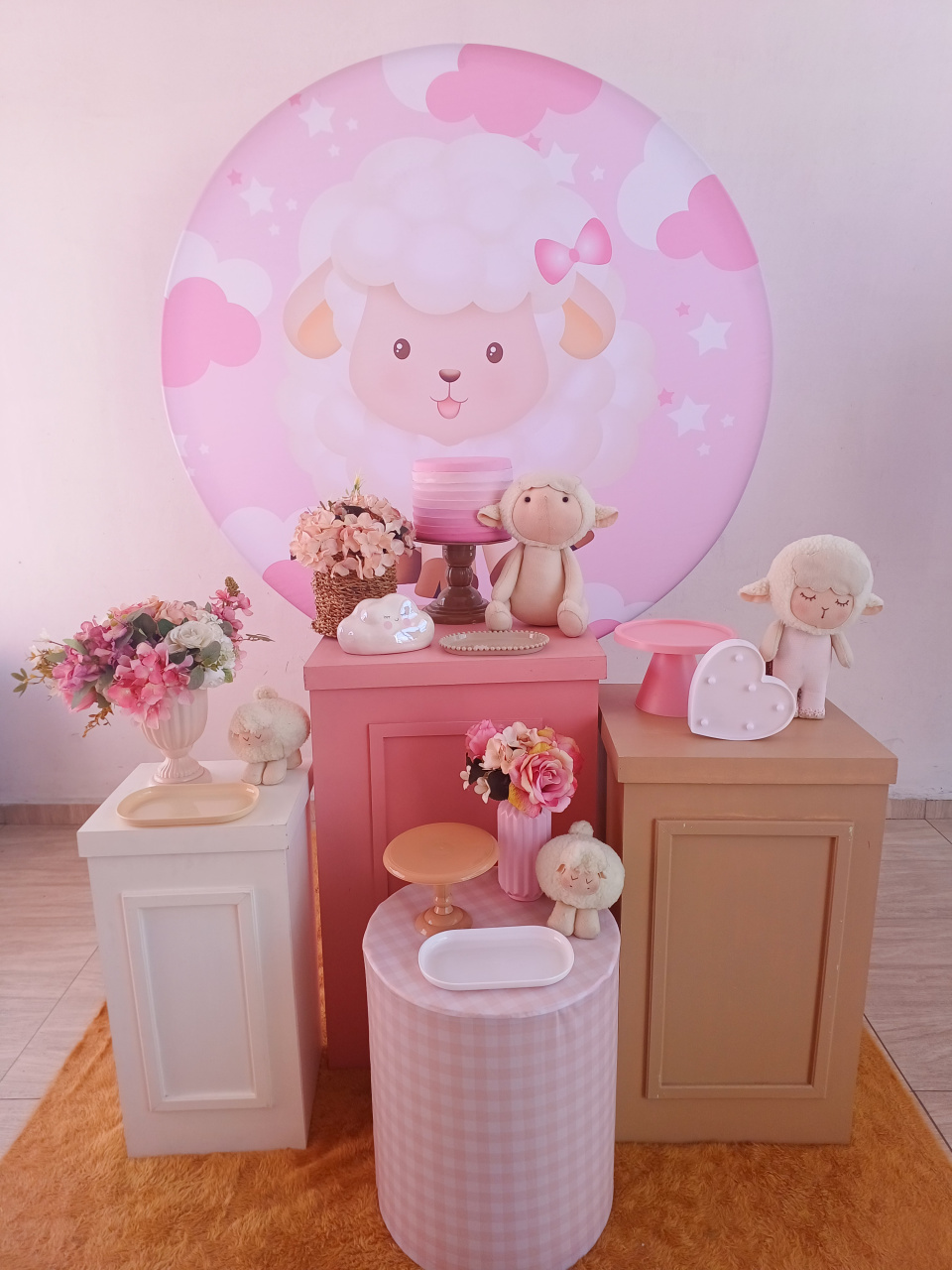 Ovelhinha Cha de Bebe - Bella decor by Tamires