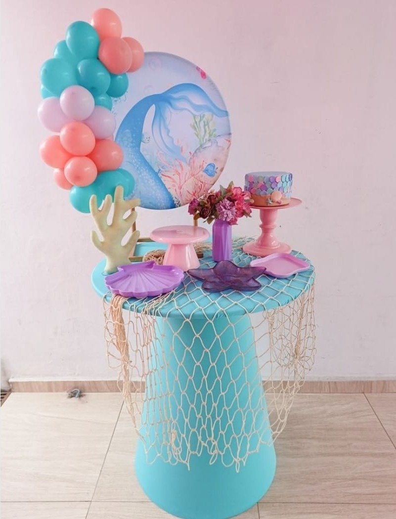 Mini Festa Sereia  - Bella decor by Tamires
