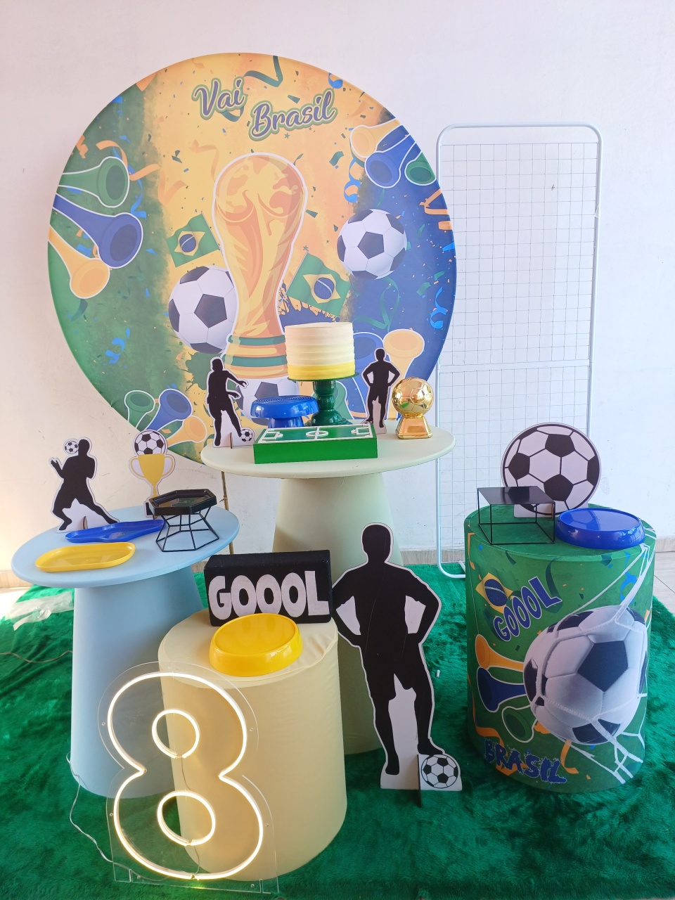 Copa Do Mundo Futebol Brasil Kit Modelo 1  - Bella decor by Tamires