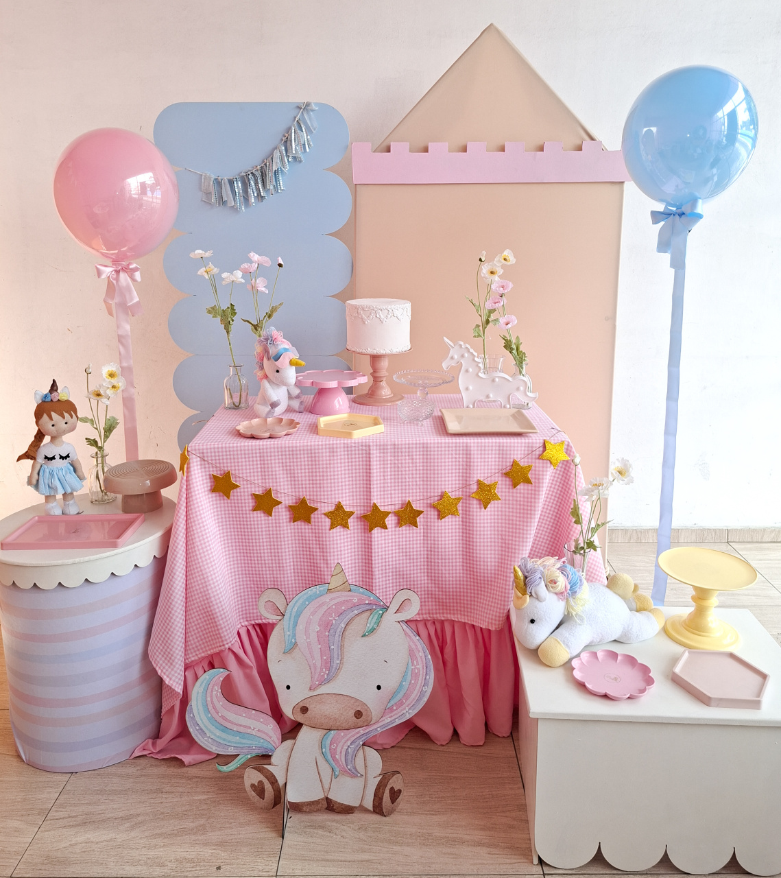 Festa Afetiva Unicórnio - Bella decor by Tamires