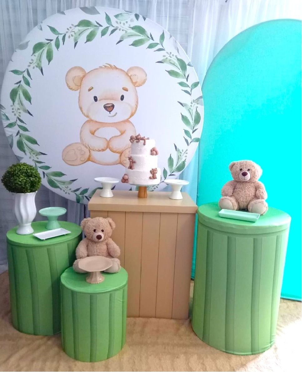 Ursinho Verde- Pegue E Monte Premium - LIS FESTAS E LOCAÇÕES