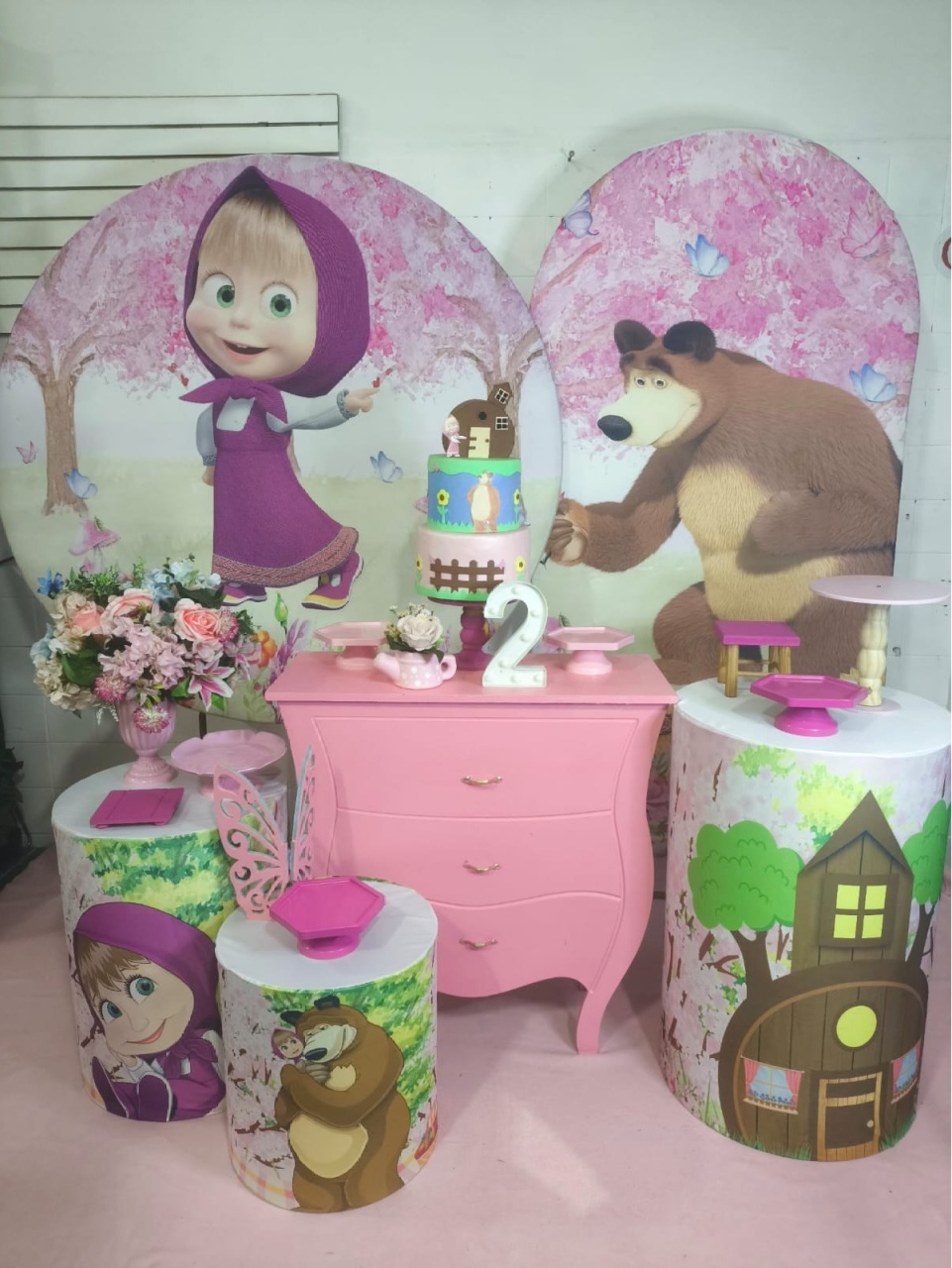 Masha E O Urso - Pegue E Monte Premium - LIS FESTAS E LOCAÇÕES