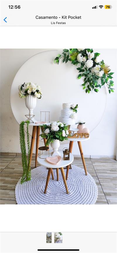 Casamento Kit Pegue E Monte  - Personalizado - LIS FESTAS E LOCAÇÕES