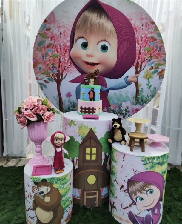 Masha E O Urso- Pegue E Monte Pocket - LIS FESTAS E LOCAÇÕES