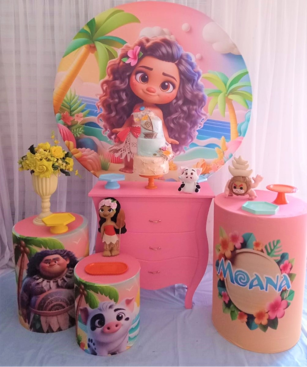 Moana Cute- Pegue E Monte Plus - LIS FESTAS E LOCAÇÕES