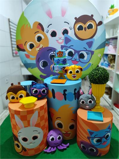Bolofofos Kit Pegue E Monte  - LIS FESTAS E LOCAÇÕES