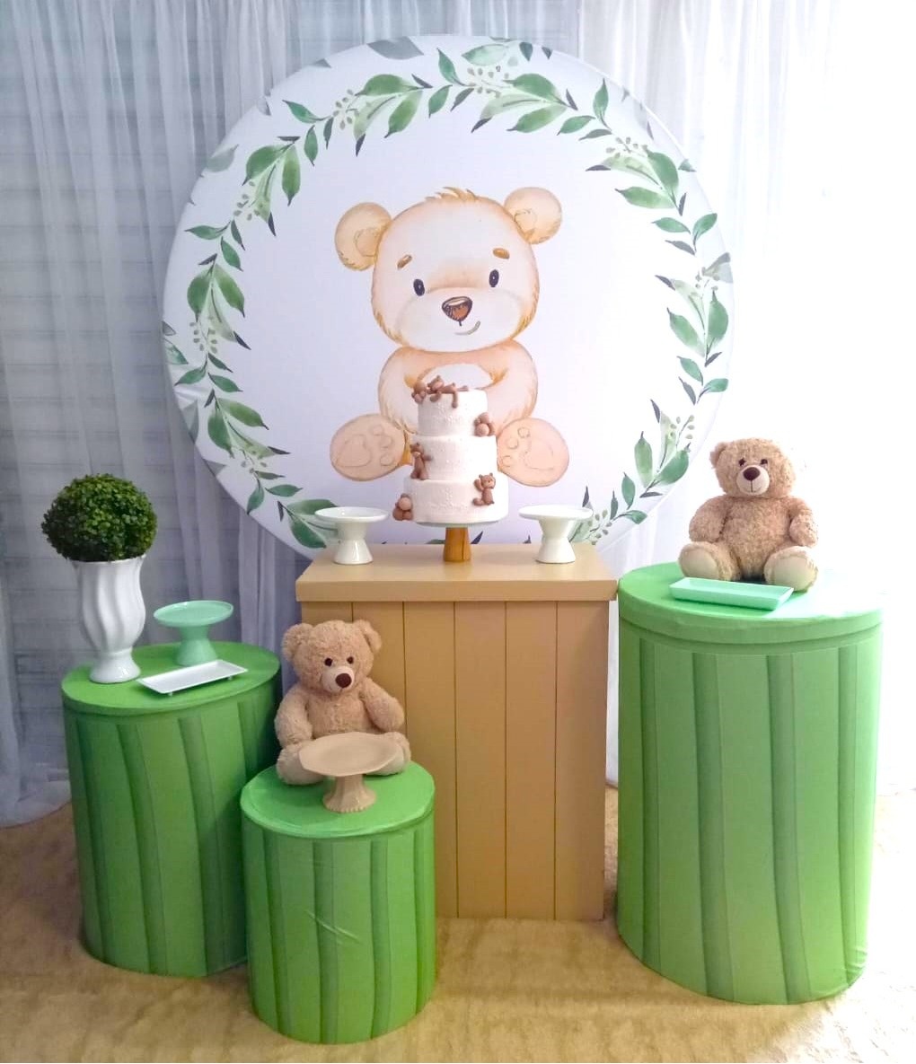 Ursinho Verde Kit Pegue E Monte - Plus - LIS FESTAS E LOCAÇÕES