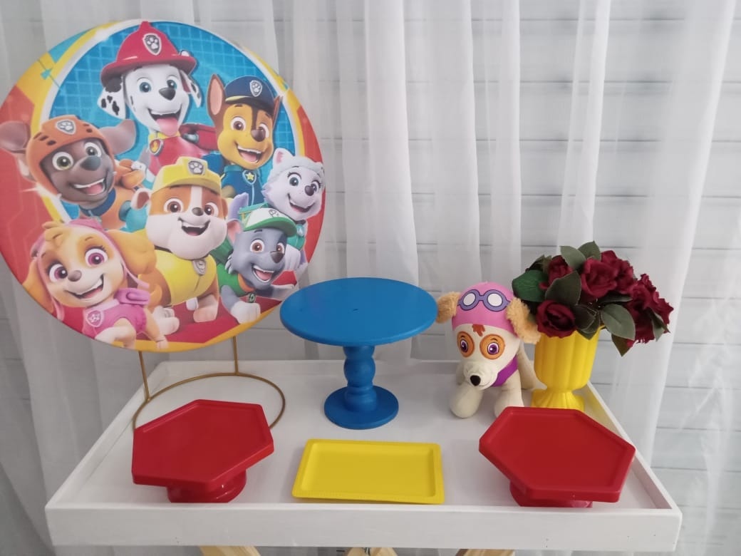 Patrulha Canina- Mini Festa Na Mesa - LIS FESTAS E LOCAÇÕES