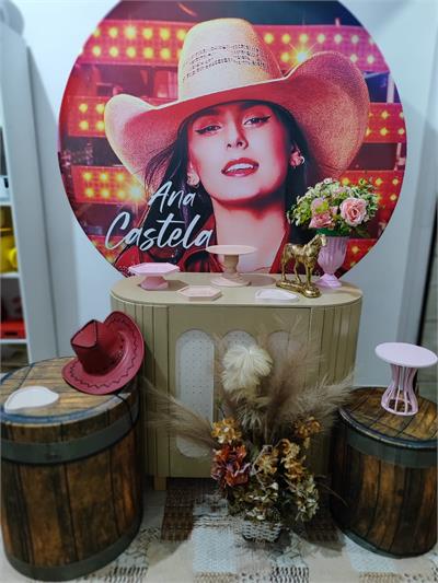 Ana Castela Kit Pegue E Monte  - Personalizado - LIS FESTAS E LOCAÇÕES