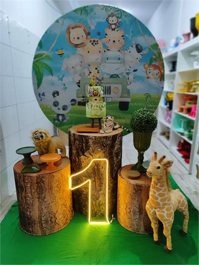Safari Baby Kit Pegue E Monte Pocket - LIS FESTAS E LOCAÇÕES