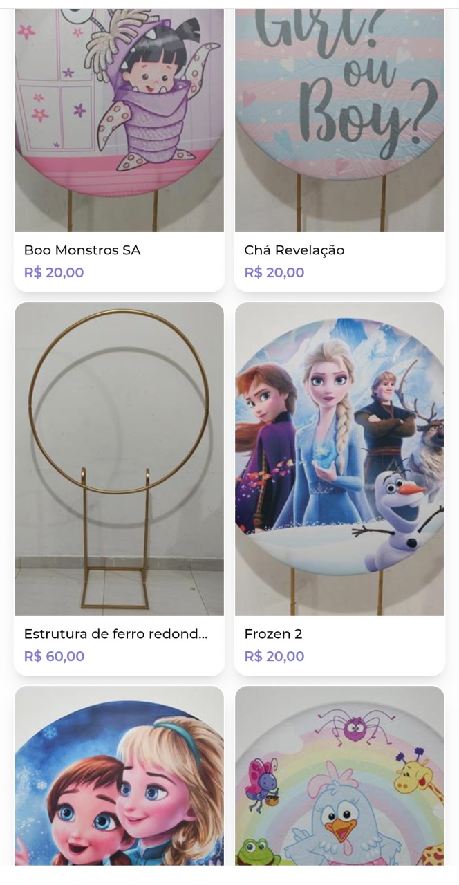 Kit Estrutura E Paineis de 1 Metro - LIS FESTAS E LOCAÇÕES