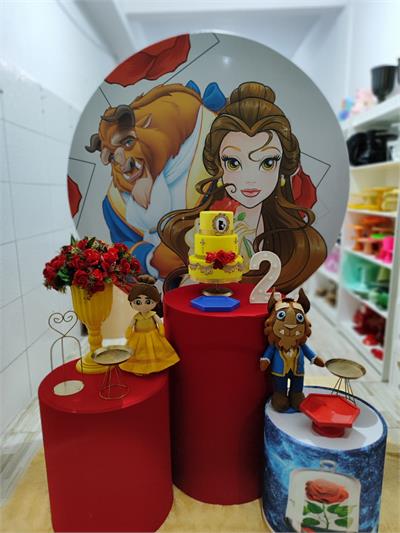 Bela E A Fera-Pegue E Monte Pocket - LIS FESTAS E LOCAÇÕES