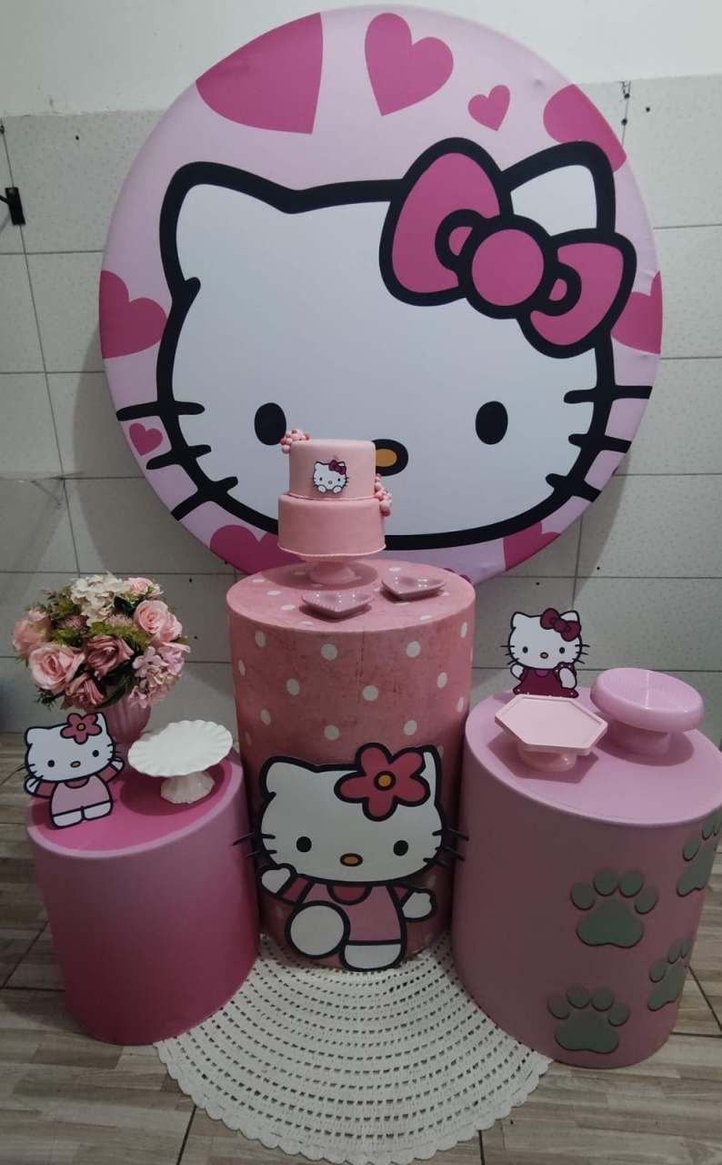 Hello Kitty - Pegue E Monte Pocket - LIS FESTAS E LOCAÇÕES