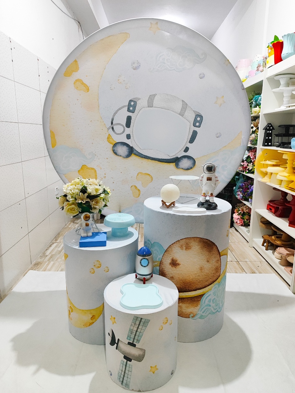 Astronauta Kit Pegue E Monte  - Pocket - LIS FESTAS E LOCAÇÕES