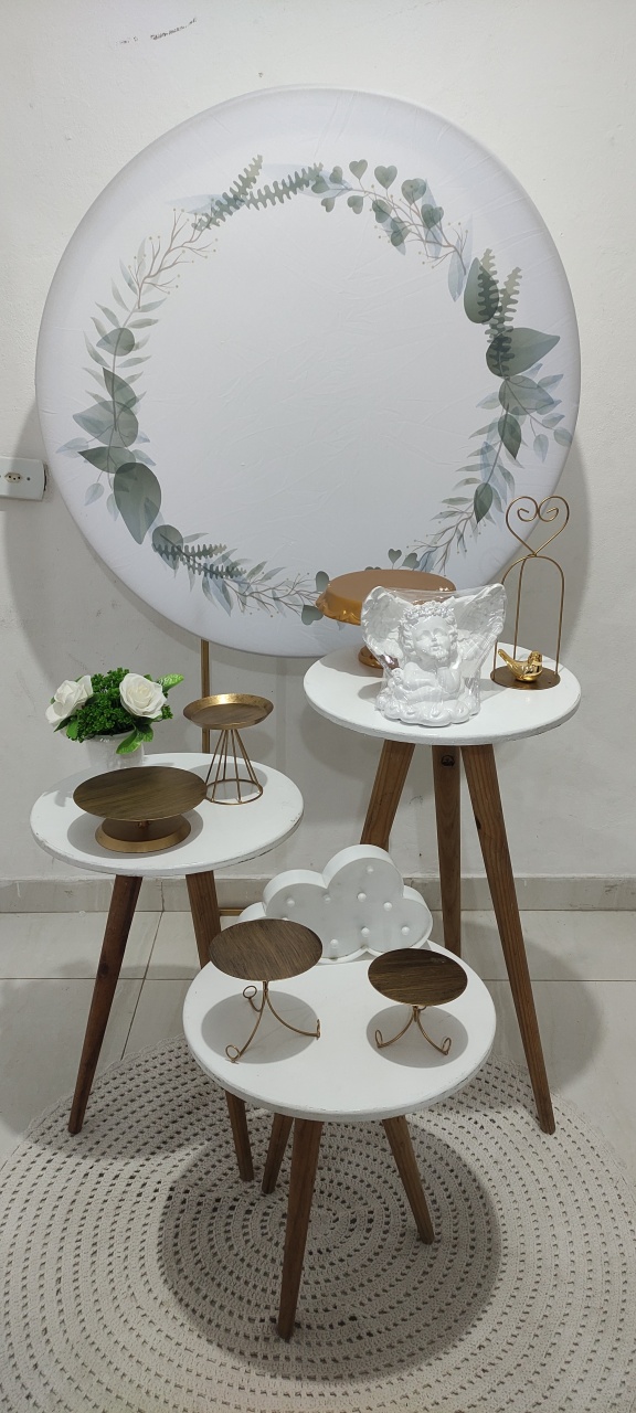 Batizado Dourado Kit Pegue E Monte - Pocket  - LIS FESTAS E LOCAÇÕES